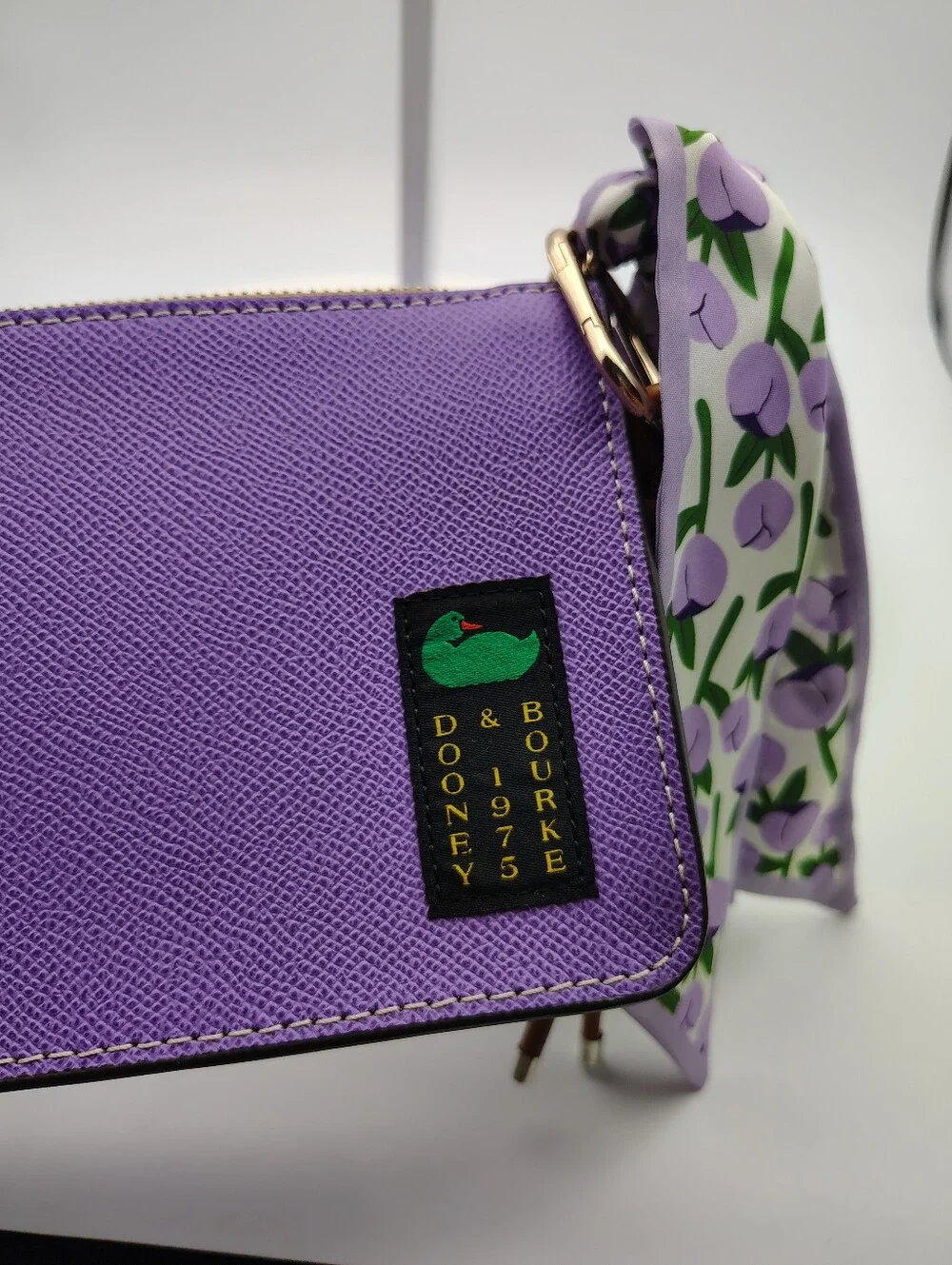 NWT Dooney & Bourke Alpine Demi 20 Purple Shoulder Bag_6